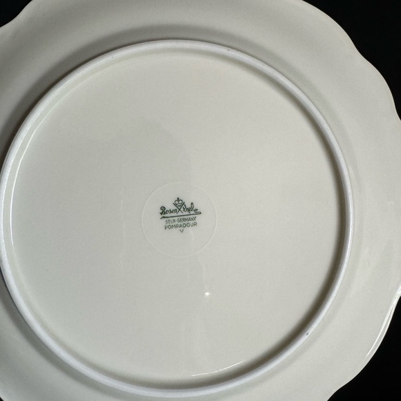Rosenthal Courtship Dinner plate 10 1/8” pompadour selb germany - Picture 11 of 11